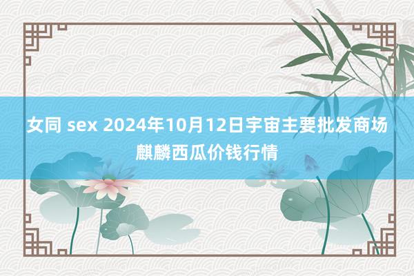 女同 sex 2024年10月12日宇宙主要批发商场麒麟西瓜价钱行情