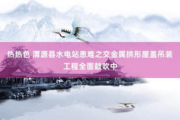 热热色 渭源县水电站患难之交金属拱形屋盖吊装工程全面鼓吹中