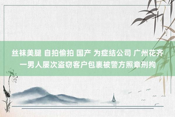 丝袜美腿 自拍偷拍 国产 为症结公司 广州花齐一男人屡次盗窃客户包裹被警方照章刑拘