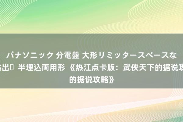 パナソニック 分電盤 大形リミッタースペースなし 露出・半埋込両用形 《热江点卡版：武侠天下的据说攻略》