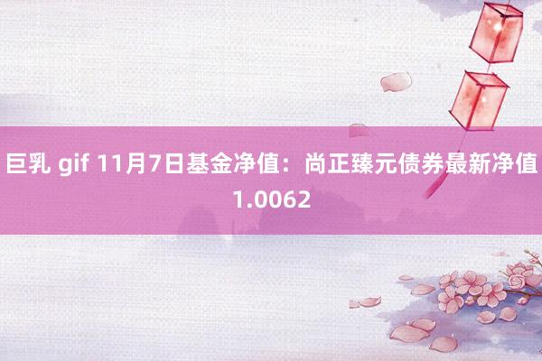 巨乳 gif 11月7日基金净值：尚正臻元债券最新净值1.0062