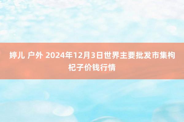 婷儿 户外 2024年12月3日世界主要批发市集枸杞子价钱行情