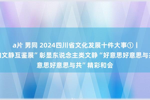 a片 男同 2024四川省文化发展十件大事①丨“古蜀与印加文静互鉴展”彰显东说念主类文静“好意思好意思与共”精彩和会